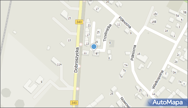 Oleśnica, Trzebnicka, 7, mapa Oleśnica