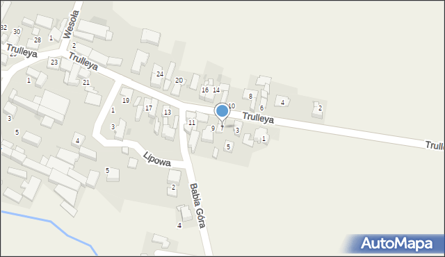 Pietraszyn, Trulleya, 7, mapa Pietraszyn