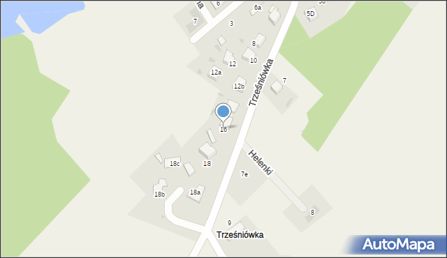 Pilchowice, Trześniówka, 16, mapa Pilchowice