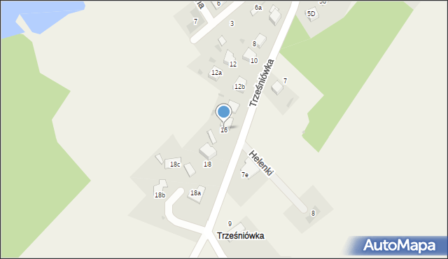 Pilchowice, Trześniówka, 16, mapa Pilchowice