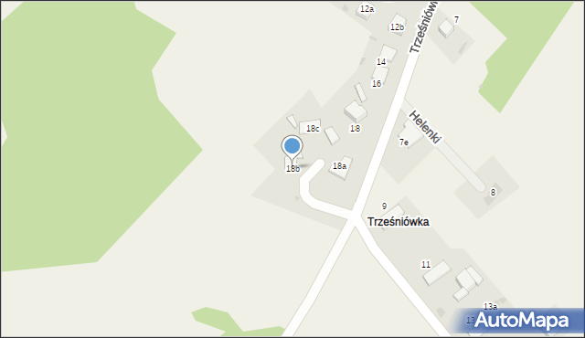 Pilchowice, Trześniówka, 18b, mapa Pilchowice