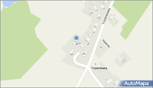 Pilchowice, Trześniówka, 18c, mapa Pilchowice