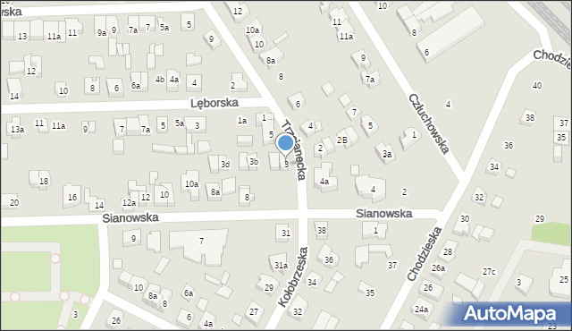 Poznań, Trzcianecka, 3, mapa Poznania