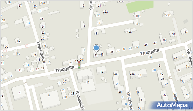 Pszów, Traugutta Romualda, gen., 31, mapa Pszów