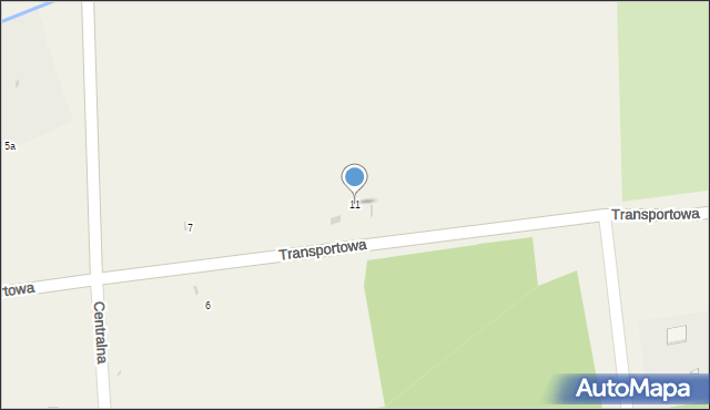 Pyrzowice, Transportowa, 11, mapa Pyrzowice