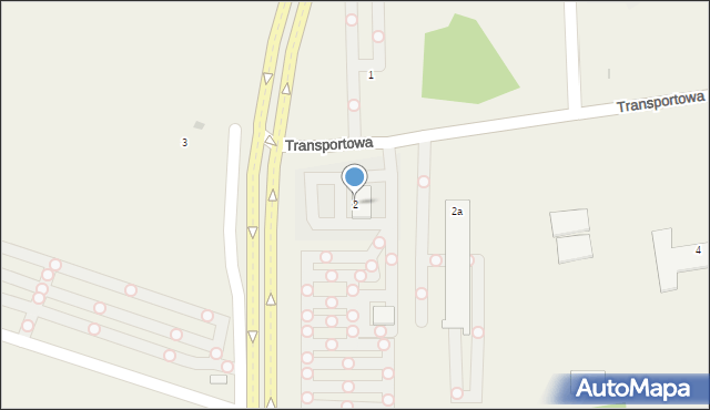 Pyrzowice, Transportowa, 2, mapa Pyrzowice