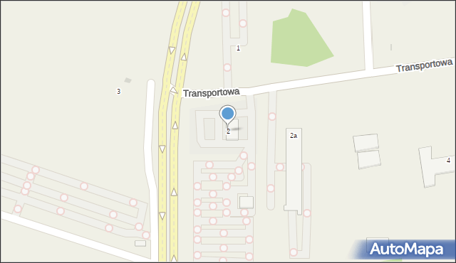 Pyrzowice, Transportowa, 2, mapa Pyrzowice