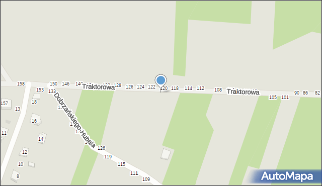 Radomsko, Traktorowa, 131, mapa Radomsko