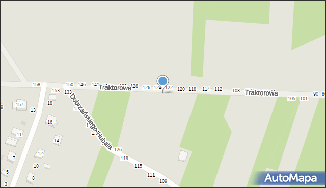 Radomsko, Traktorowa, 135, mapa Radomsko