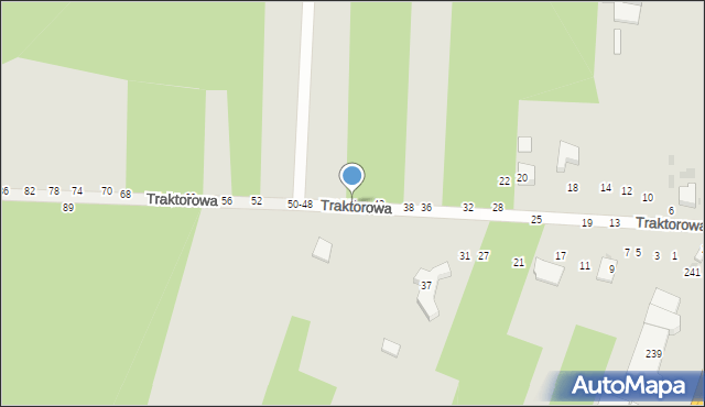 Radomsko, Traktorowa, 44, mapa Radomsko