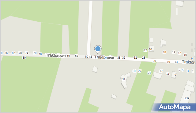 Radomsko, Traktorowa, 46, mapa Radomsko