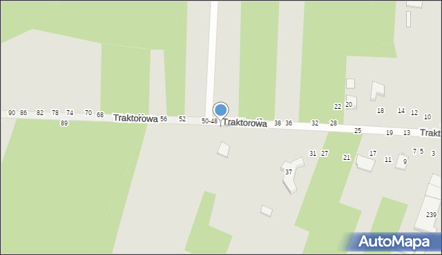 Radomsko, Traktorowa, 57, mapa Radomsko