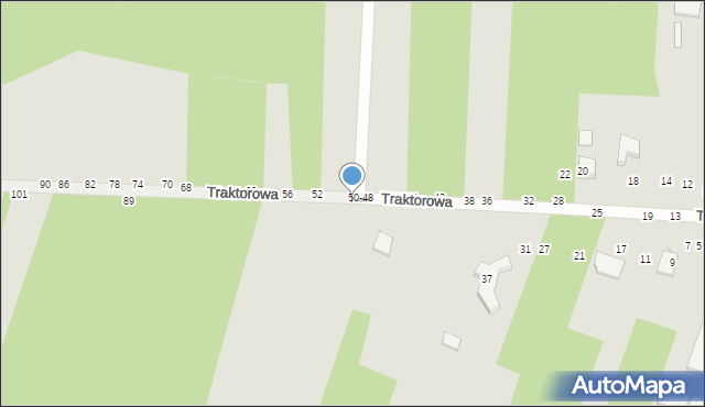 Radomsko, Traktorowa, 63, mapa Radomsko