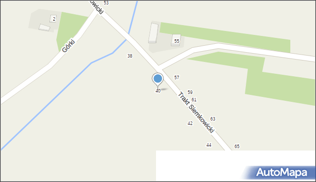 Radoszewice, Trakt Siemkowicki, 40, mapa Radoszewice