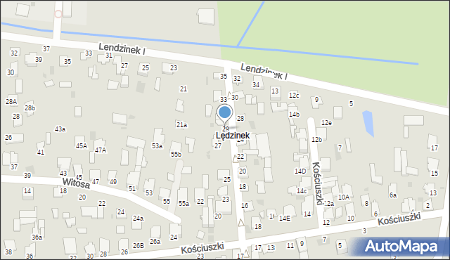 Radzyń Podlaski, Traugutta Romualda, gen., 29, mapa Radzyń Podlaski