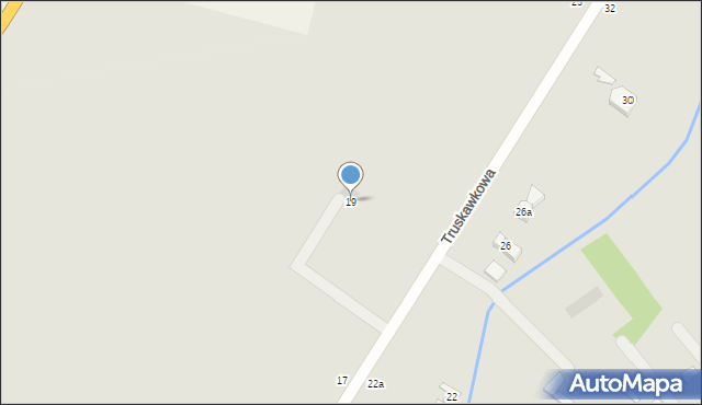 Radzyń Podlaski, Truskawkowa, 19, mapa Radzyń Podlaski