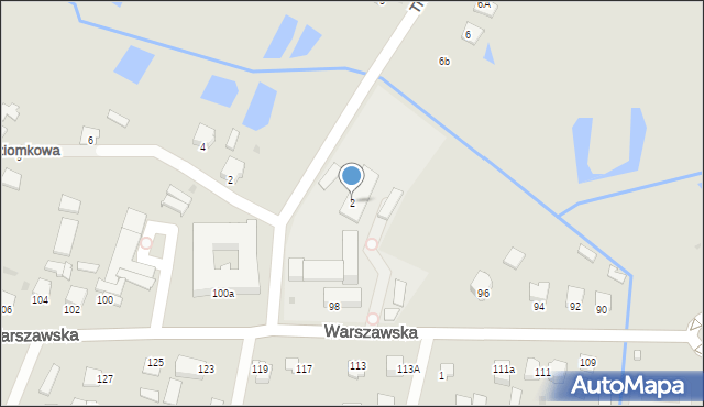 Radzyń Podlaski, Truskawkowa, 2, mapa Radzyń Podlaski