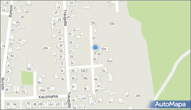 Ruda Śląska, Traugutta Romualda, gen., 55, mapa Rudy Śląskiej