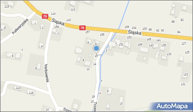 Rudawa, Trzaskowskiego Józefa, 10, mapa Rudawa