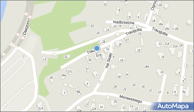 Rzeszów, Traugutta Romualda, gen., 33, mapa Rzeszów
