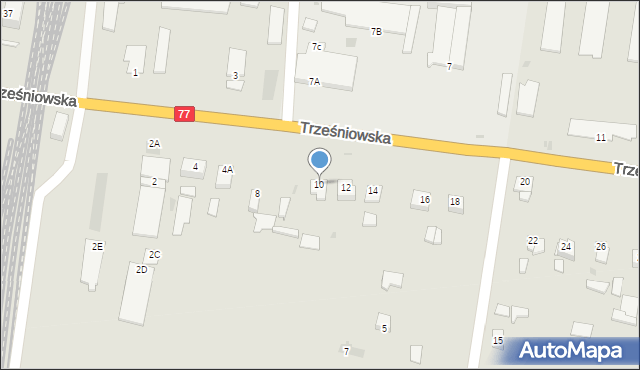 Sandomierz, Trześniowska, 10, mapa Sandomierza