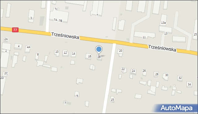 Sandomierz, Trześniowska, 18, mapa Sandomierza