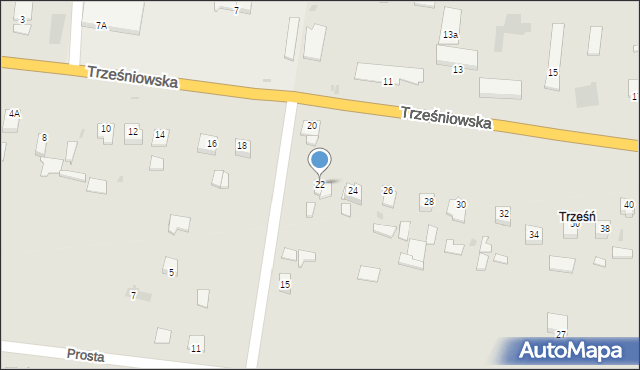 Sandomierz, Trześniowska, 22, mapa Sandomierza