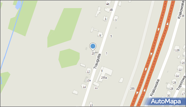 Skarżysko-Kamienna, Traugutta Romualda, gen., 10, mapa Skarżysko-Kamienna