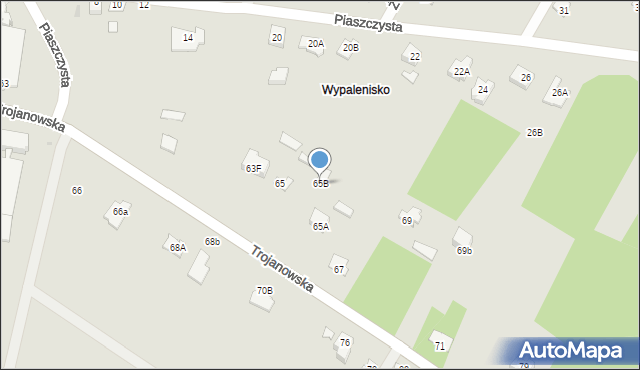 Sochaczew, Trojanowska, 65B, mapa Sochaczew