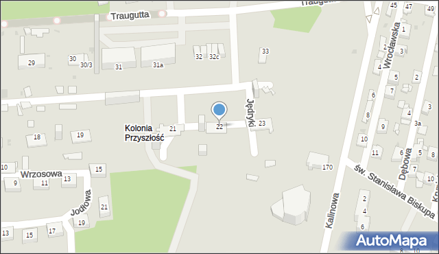 Sosnowiec, Traugutta Romualda, gen., 22, mapa Sosnowca