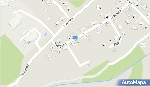 Środa Śląska, Traugutta Romualda, gen., 10, mapa Środa Śląska