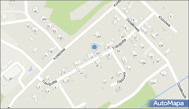 Środa Śląska, Traugutta Romualda, gen., 13, mapa Środa Śląska