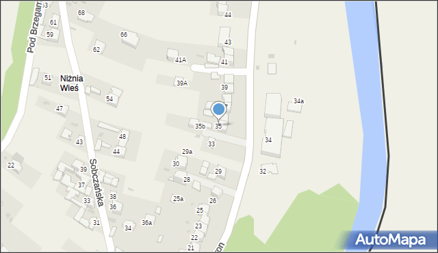 Sromowce Niżne, Trzech Koron, 35, mapa Sromowce Niżne