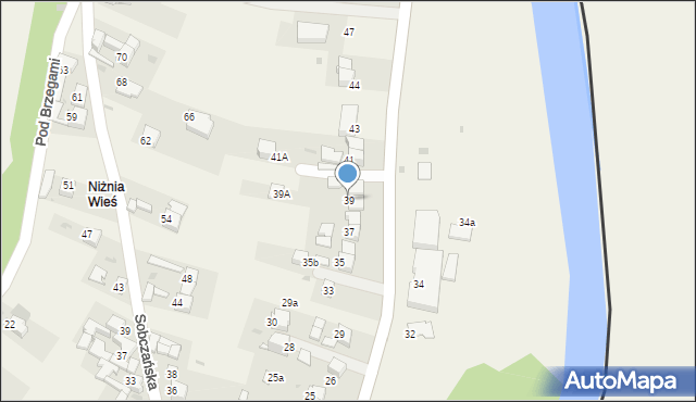 Sromowce Niżne, Trzech Koron, 39, mapa Sromowce Niżne