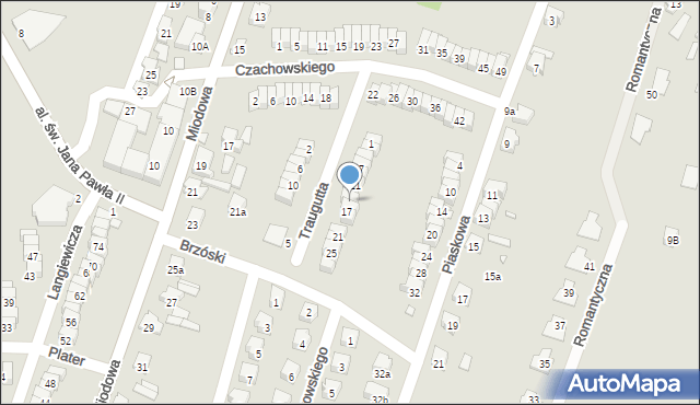 Starachowice, Traugutta Romualda, gen., 15, mapa Starachowic