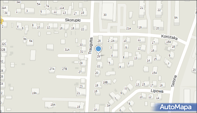 Starogard Gdański, Traugutta Romualda, gen., 24, mapa Starogard Gdański