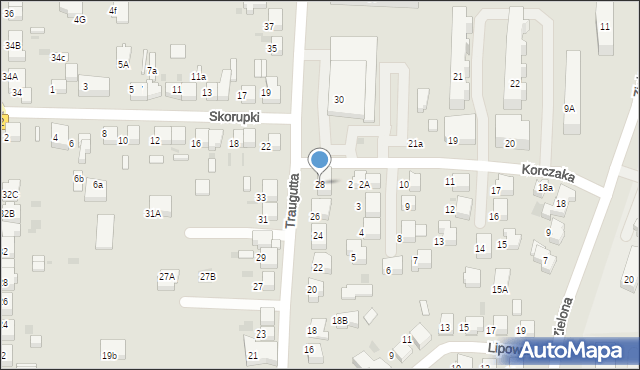 Starogard Gdański, Traugutta Romualda, gen., 28, mapa Starogard Gdański