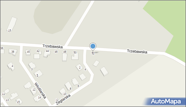 Stęszew, Trzebawska, 52, mapa Stęszew