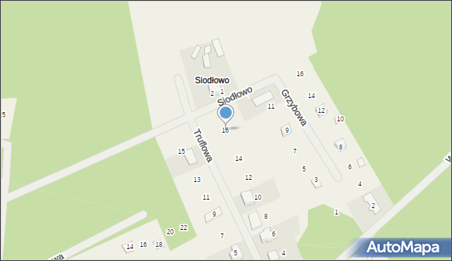 Stęszewko, Truflowa, 16, mapa Stęszewko