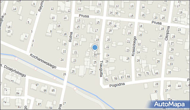 Swarzędz, Traugutta Romualda, gen., 23, mapa Swarzędz