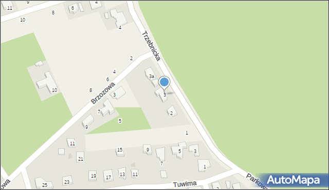 Szczodre, Trzebnicka, 3, mapa Szczodre
