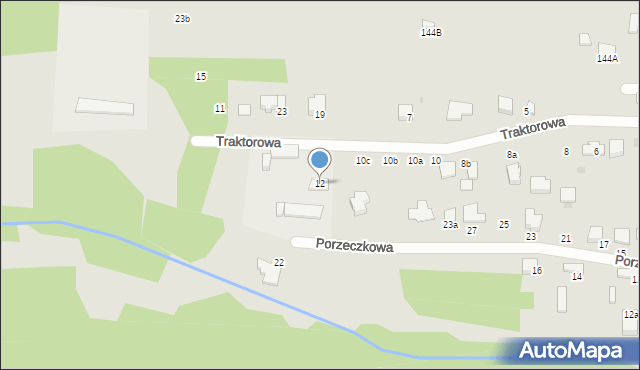 Tarnów, Traktorowa, 12, mapa Tarnów