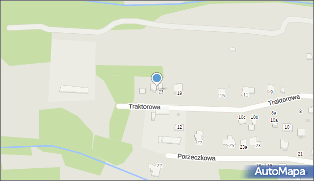 Tarnów, Traktorowa, 9, mapa Tarnów