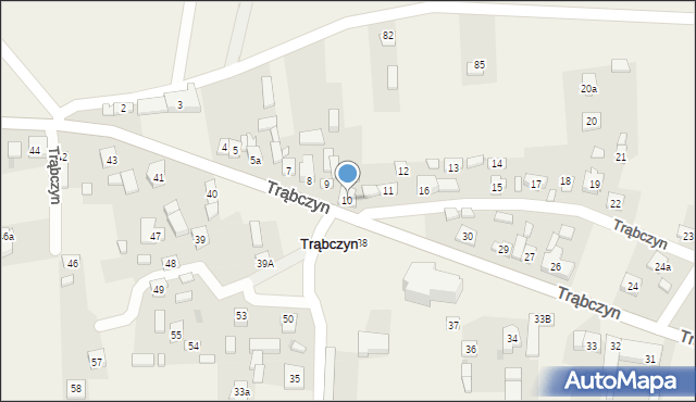 Trąbczyn, Trąbczyn, 10, mapa Trąbczyn