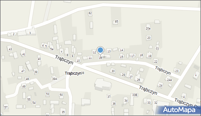 Trąbczyn, Trąbczyn, 16, mapa Trąbczyn