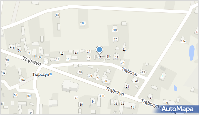 Trąbczyn, Trąbczyn, 17, mapa Trąbczyn