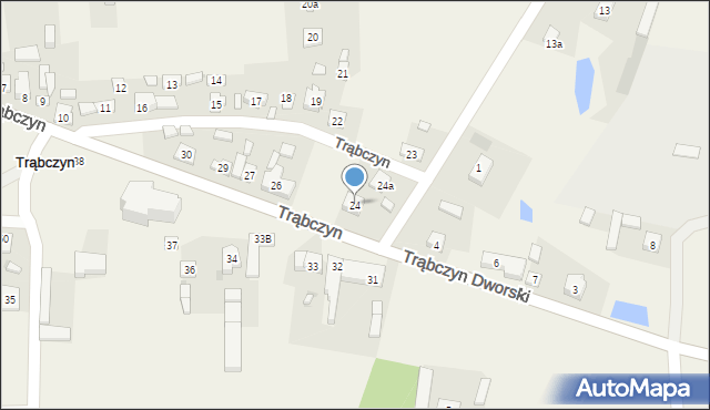 Trąbczyn, Trąbczyn, 24, mapa Trąbczyn