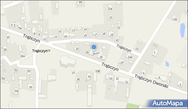 Trąbczyn, Trąbczyn, 27, mapa Trąbczyn