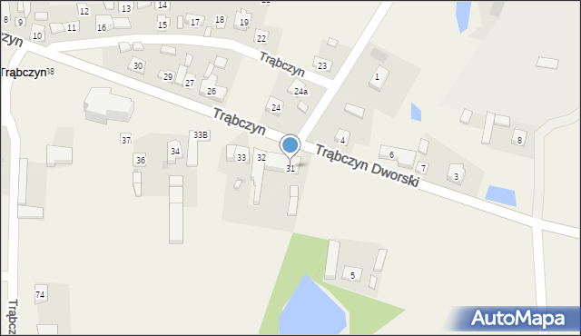 Trąbczyn, Trąbczyn, 31, mapa Trąbczyn