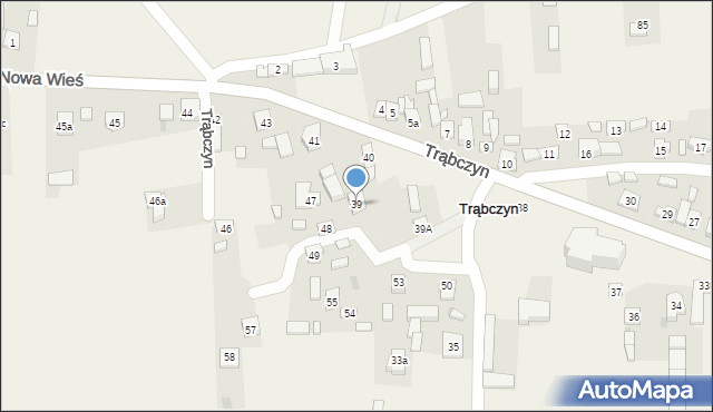 Trąbczyn, Trąbczyn, 39, mapa Trąbczyn